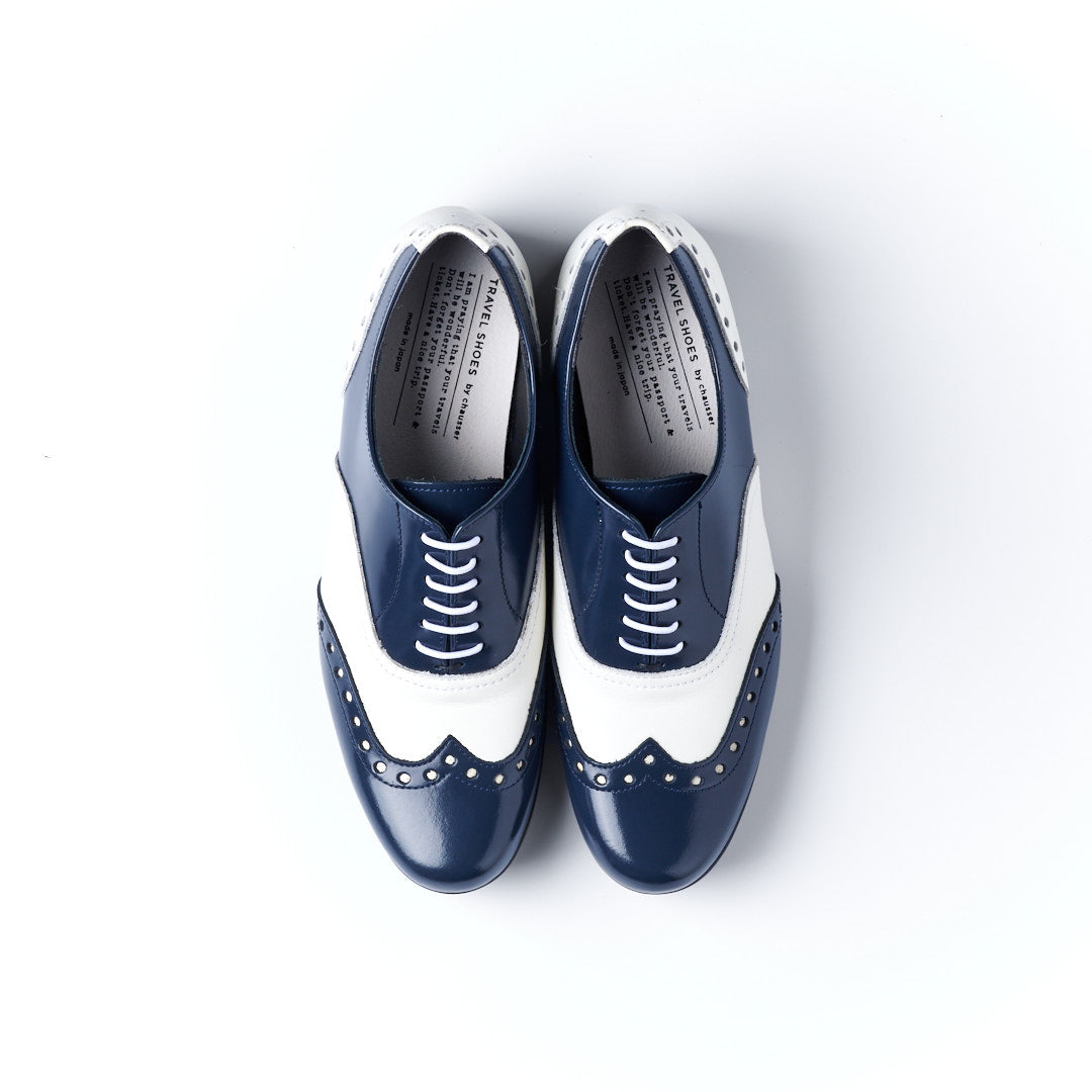 TR-004 WINGTIP SHOES NYG/WHC