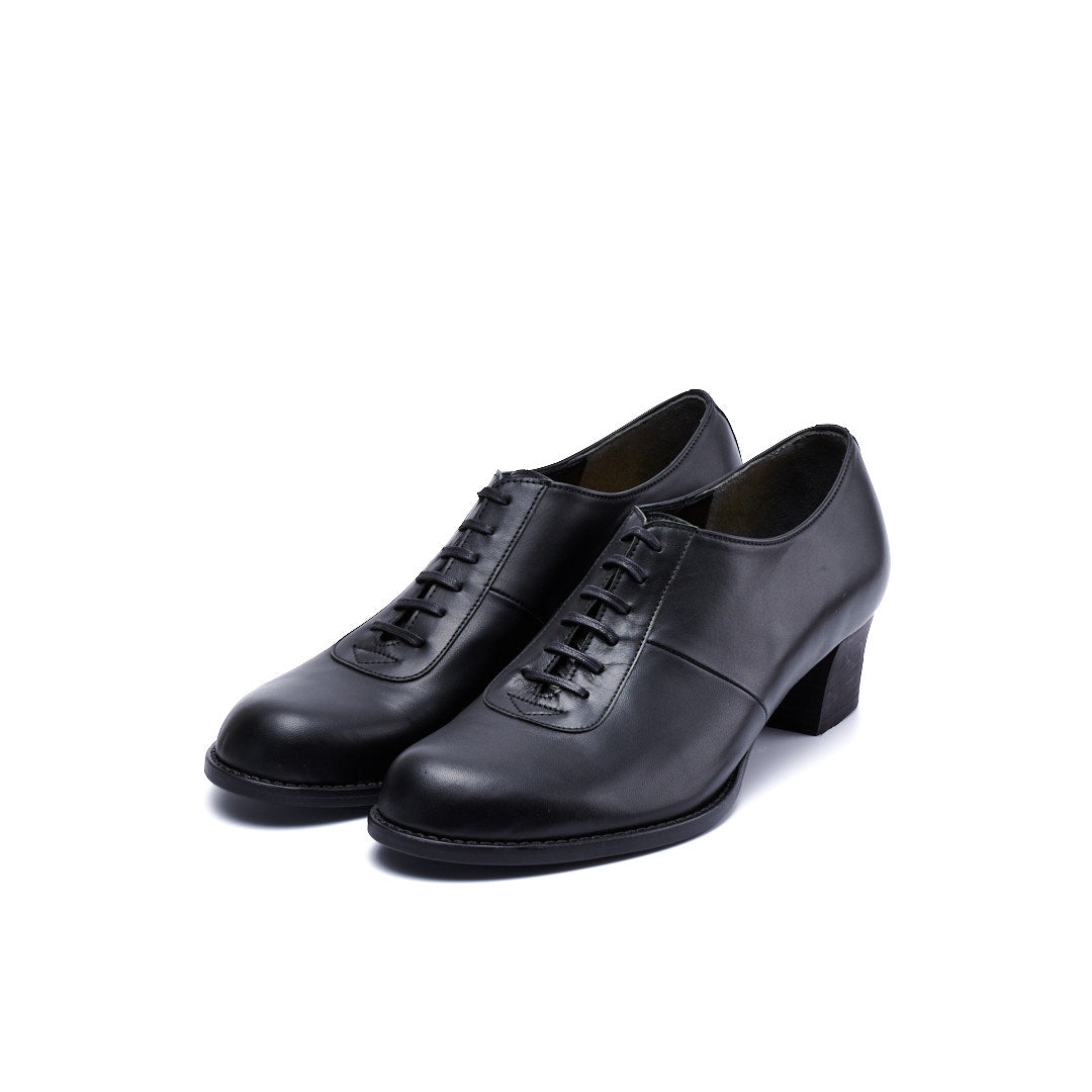 C-2343 LACE-UP HEELS BL