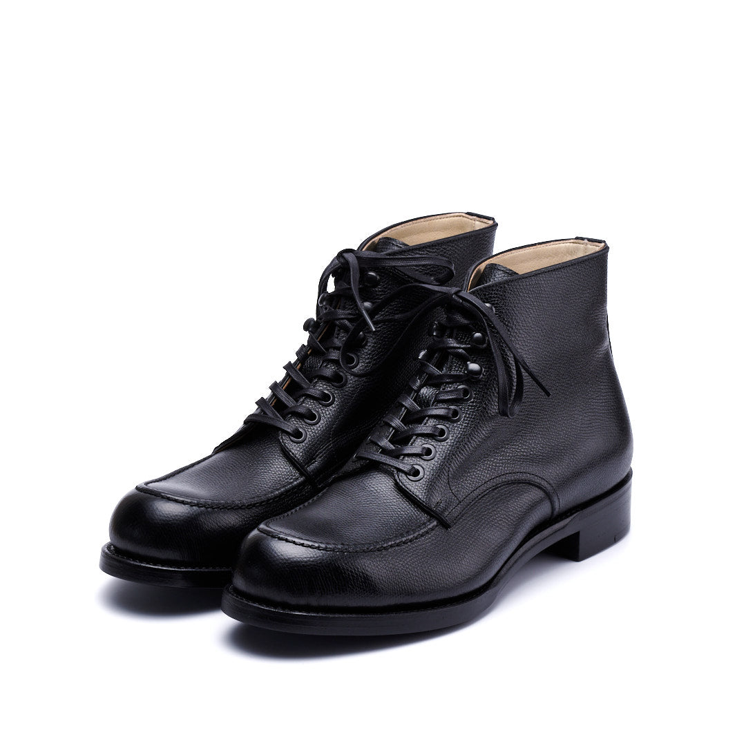SU-110 U-MOCHA LACE-UP BOOTS BL-SG