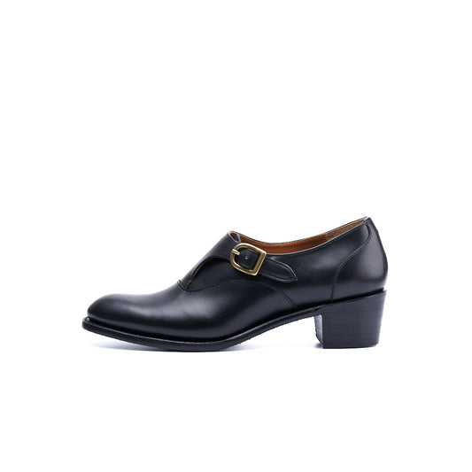 PC-5075 SINGLE MONK HEELS BL