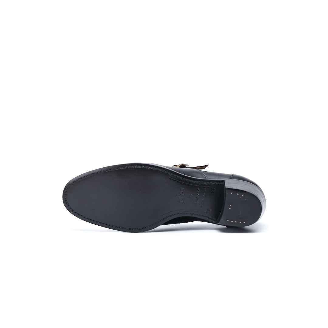 PC-5075 SINGLE MONK HEELS BL