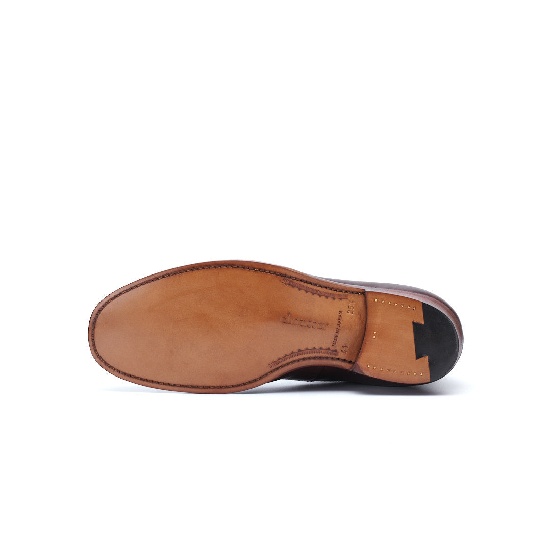 C-7039 BUTTON BOOTS DBR/C