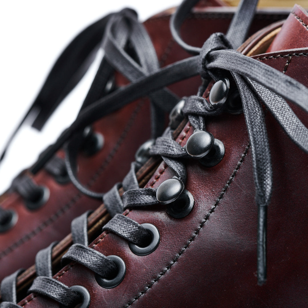 SU-110C CORDOVAN U-MOCHA LACE-UP BOOTS BGD