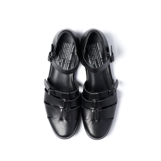 TR-033 GURKHA ONE-STRAP SANDALS BL