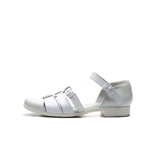TR-033 GURKHA ONE-STRAP SANDALS WH