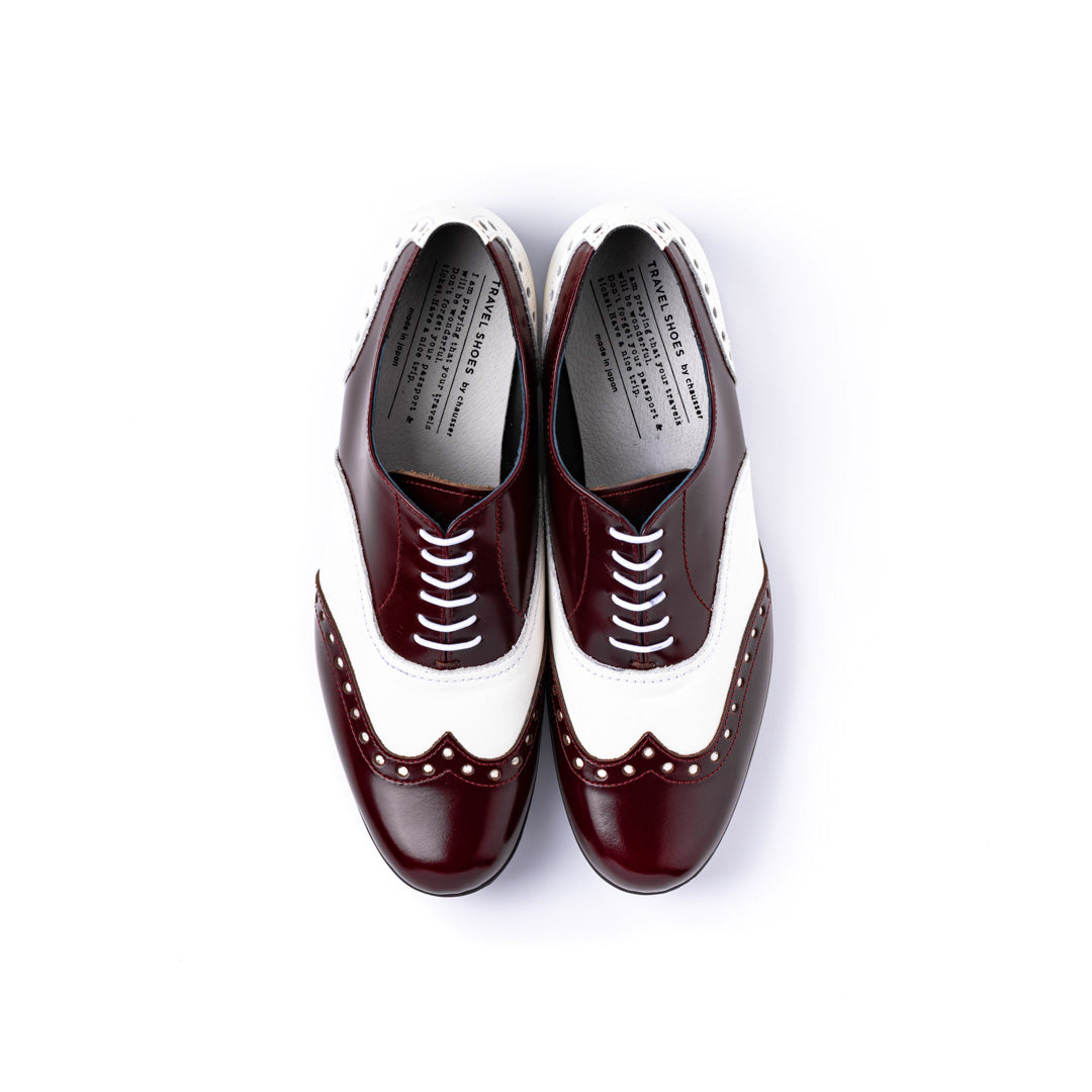 TR-004 WINGTIP SHOES BDG/WHC