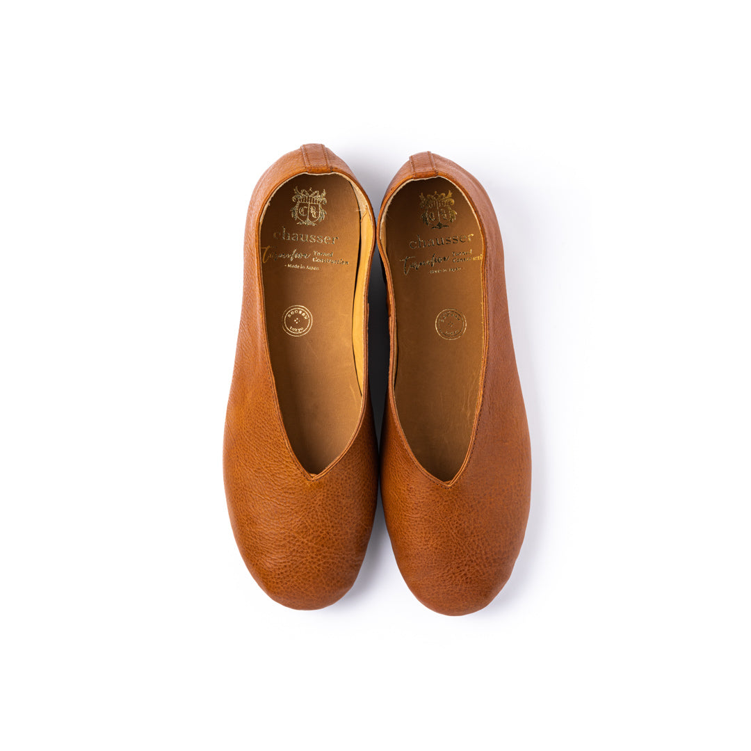 CT-01 V-CUT FLAT SHOES BR