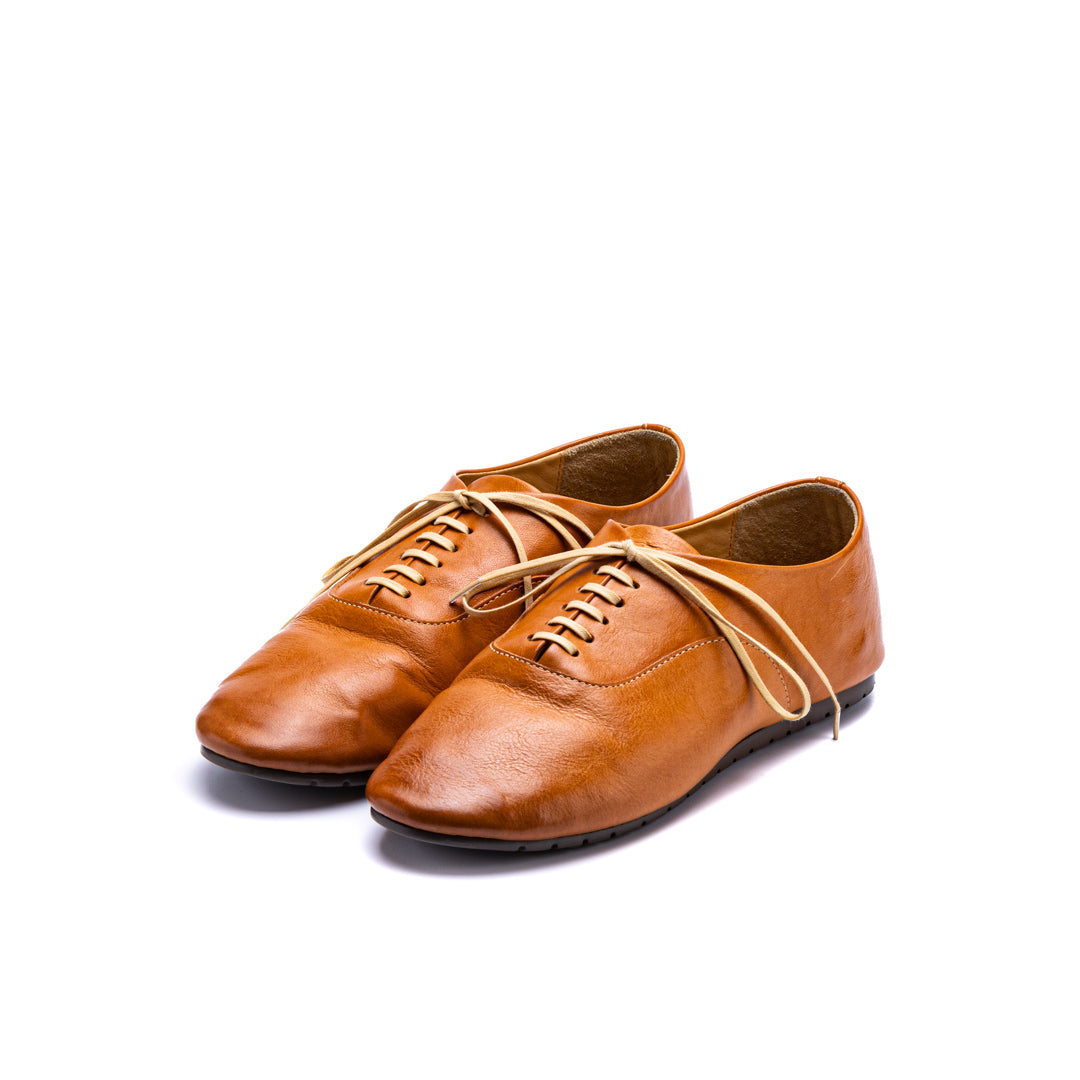 CT-02 LACE-UP FLAT SHOES BG