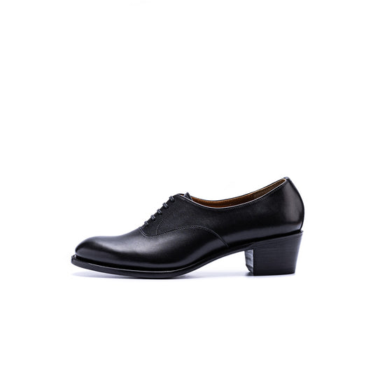 PC-5070 LACE-UP HEELS BL