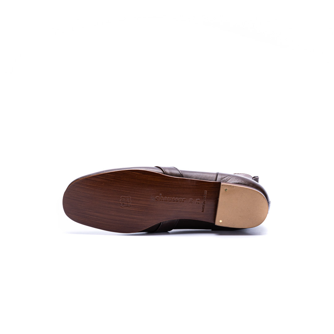 C-2329 SIDE-GORE LOAFER BOOTS DBR
