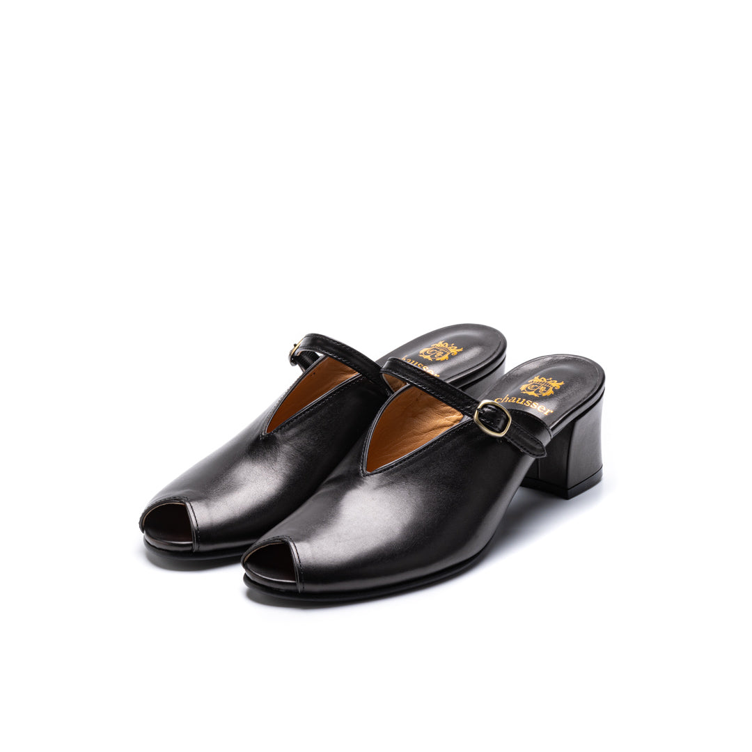 C-2304 SINGLE STRAP MULE BL
