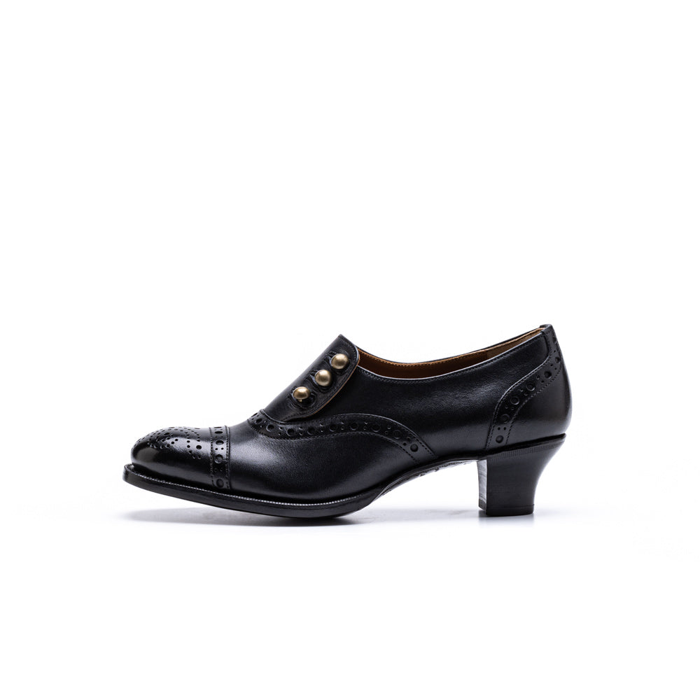 PC-5050 BUTTON HEELS BL