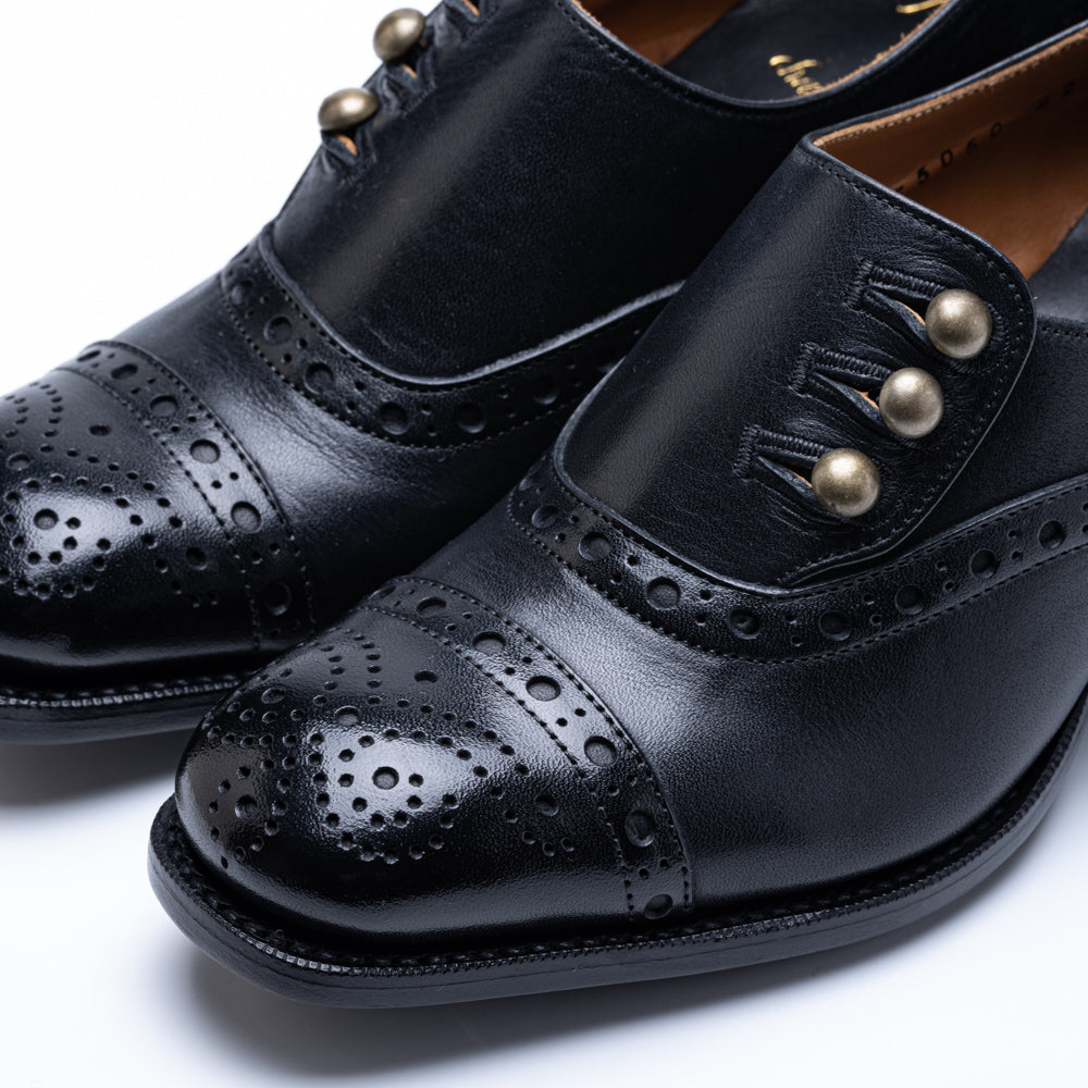 PC-5050 BUTTON HEELS BL
