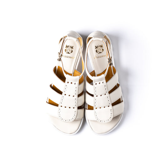 C-2339 PUNCHING SANDALS WH