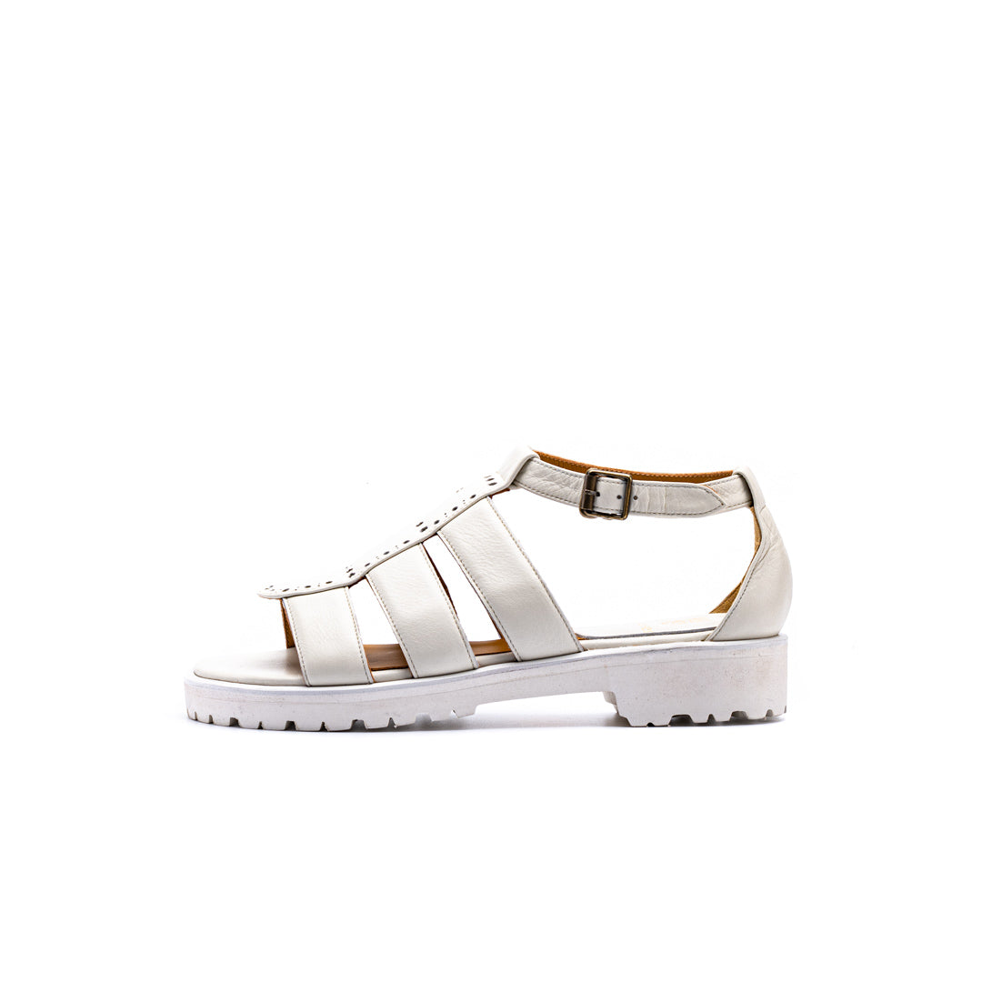 C-2339 PUNCHING SANDALS WH