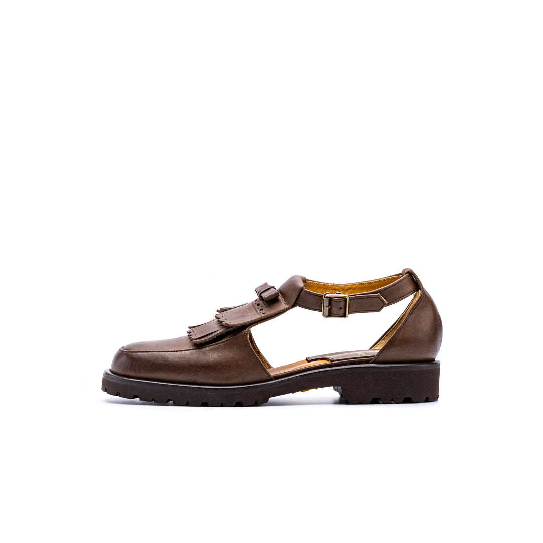 C-2340 U-TIP KILTIE SANDALS DBR