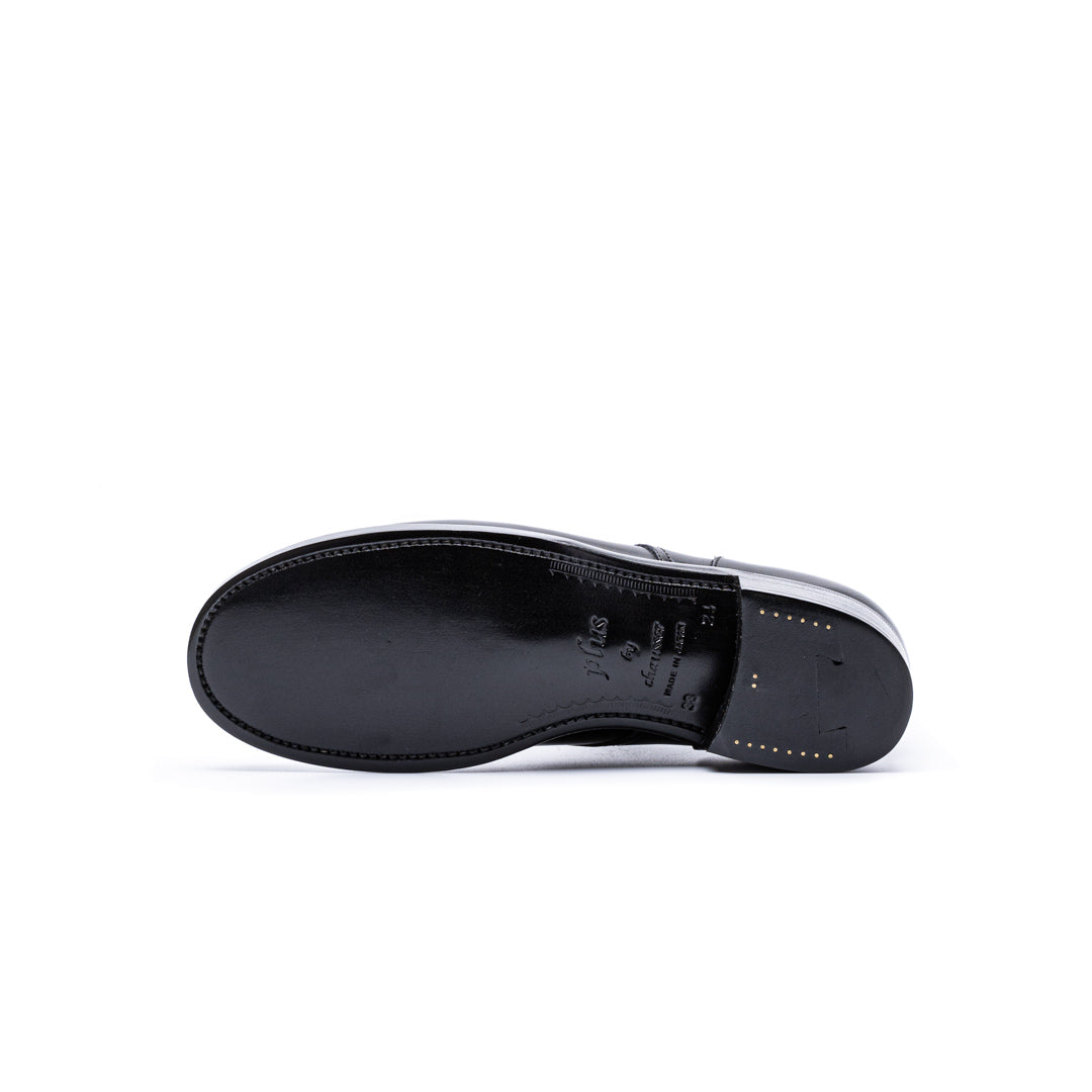 PC-5074 PLAIN TOE SHOES BL
