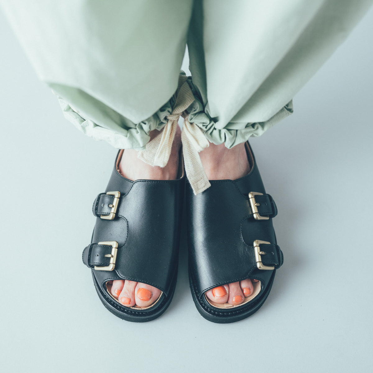 PC-5077 DOUBLE MONK SANDALS BL