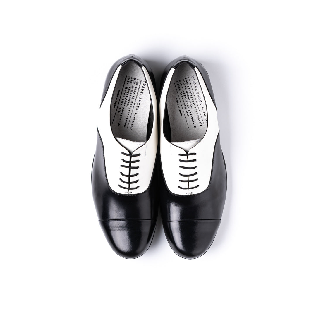 TR-001 CAP TOE SHOES BLG/WHC