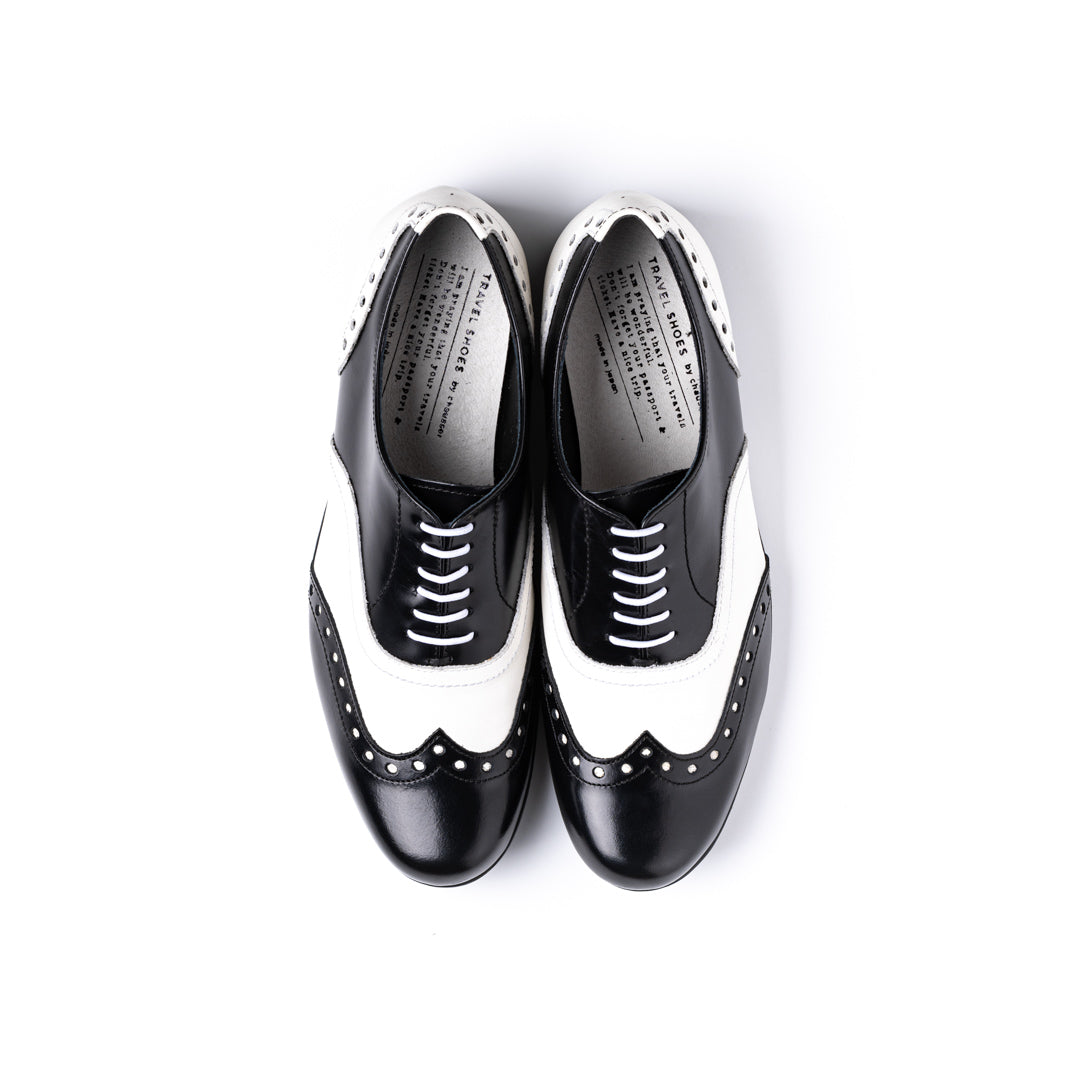 TR-004 WINGTIP SHOES BLG/WHC