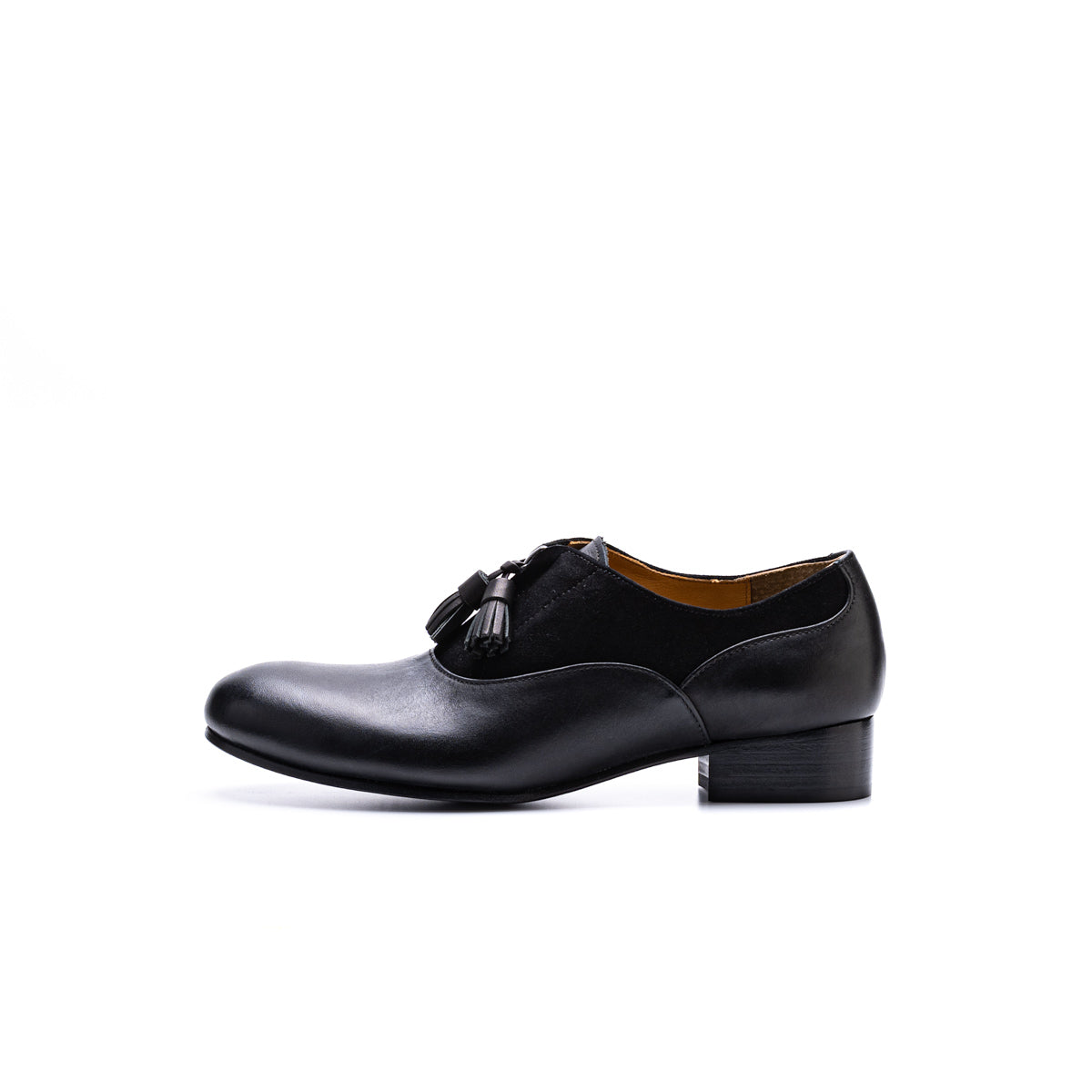 C-2310 FRONT ZIP SHOES BL/BLS