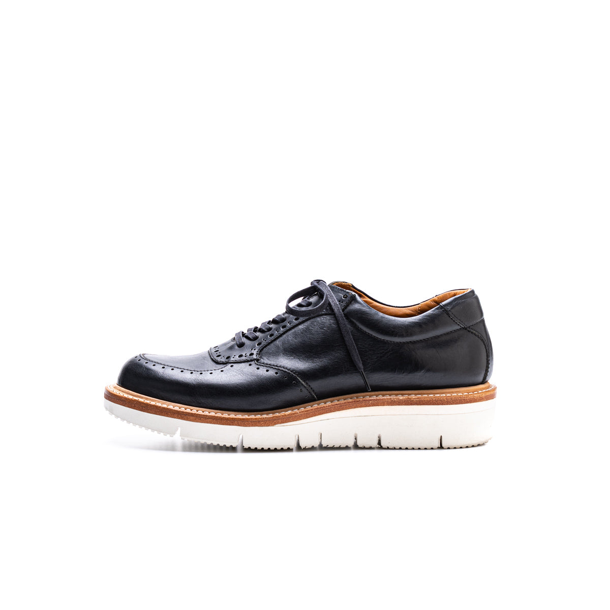PC-5065 LEATHER SNEAKERS BL/WHヌメ
