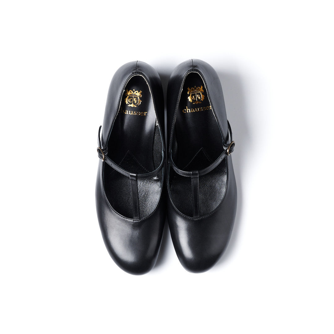 C-2353 T-STRAP PUMPS BL