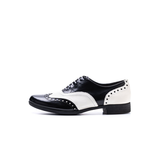 TR-004 WINGTIP SHOES BLG/WHC