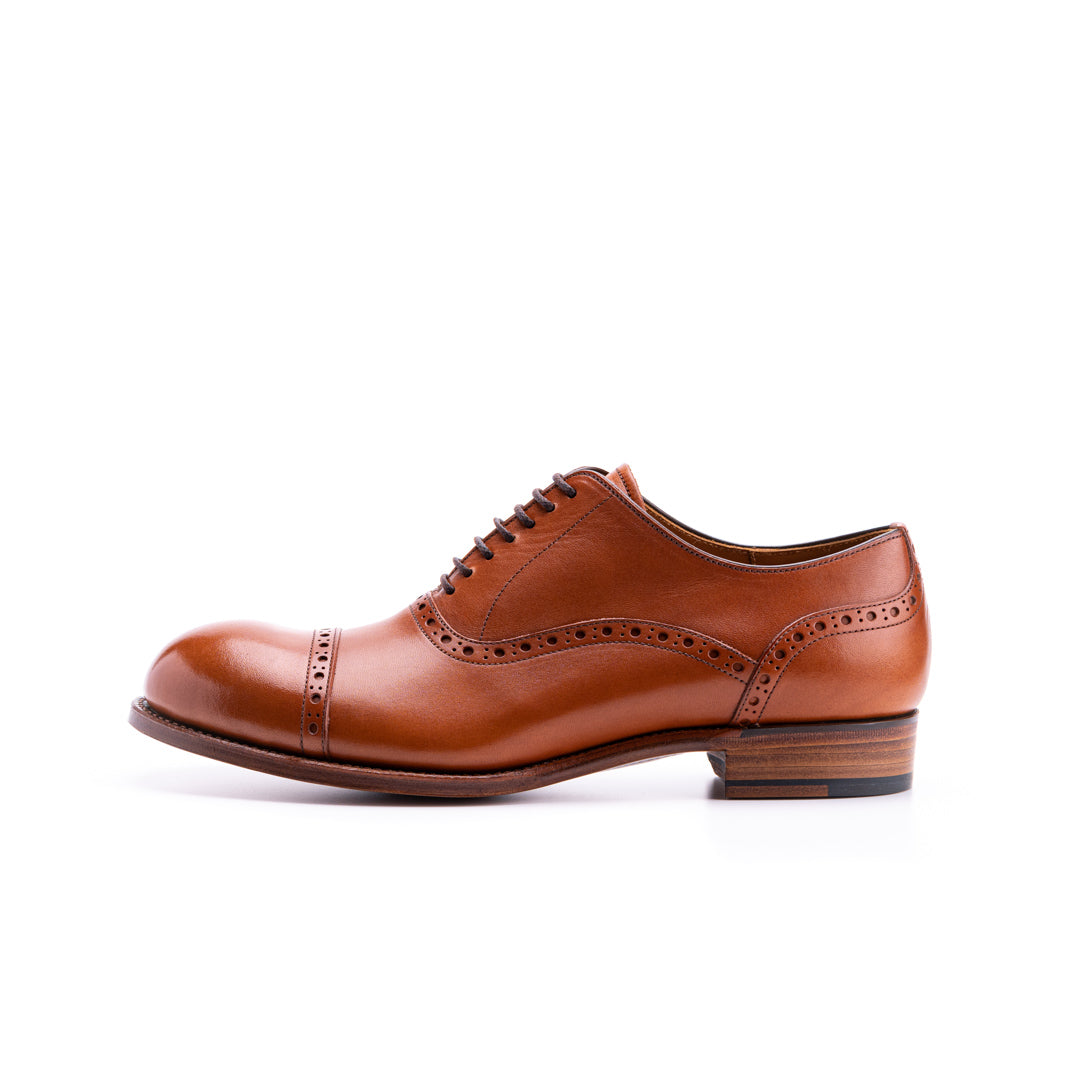 C-7006 CAP-TOE BROGUE SHOES BR