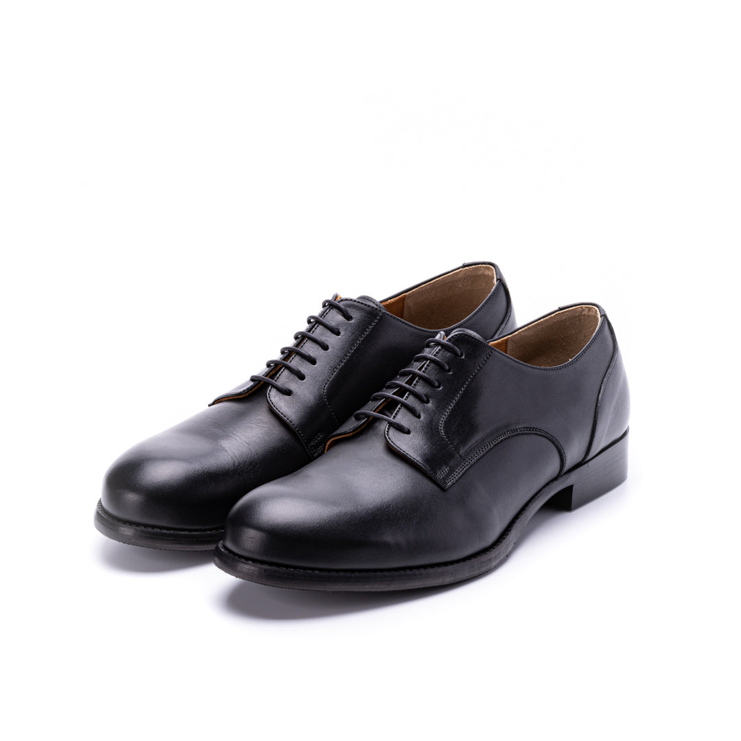 C-7013 PLAIN TOE SHOES BL