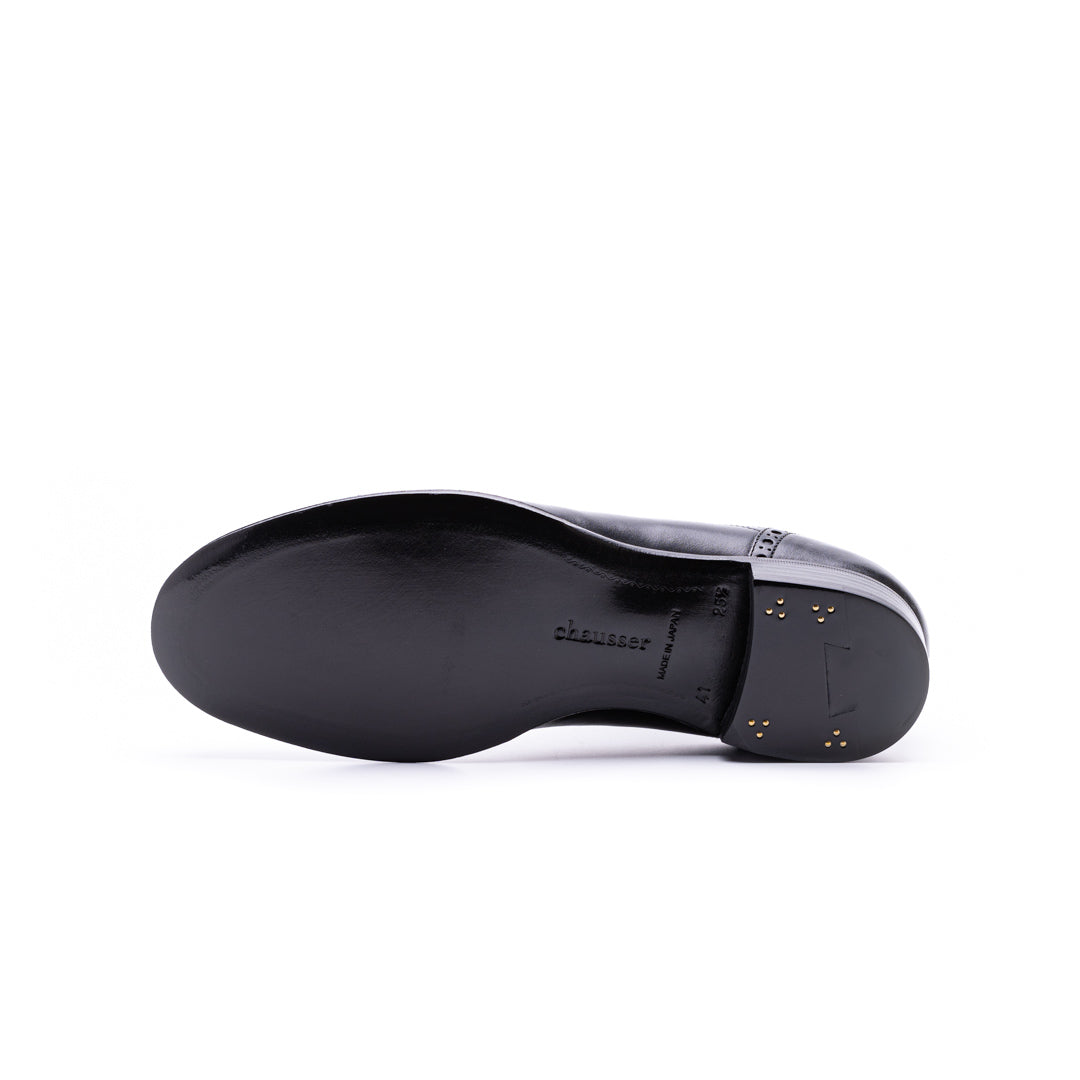 C-7006 CAP-TOE BROGUE SHOES BL