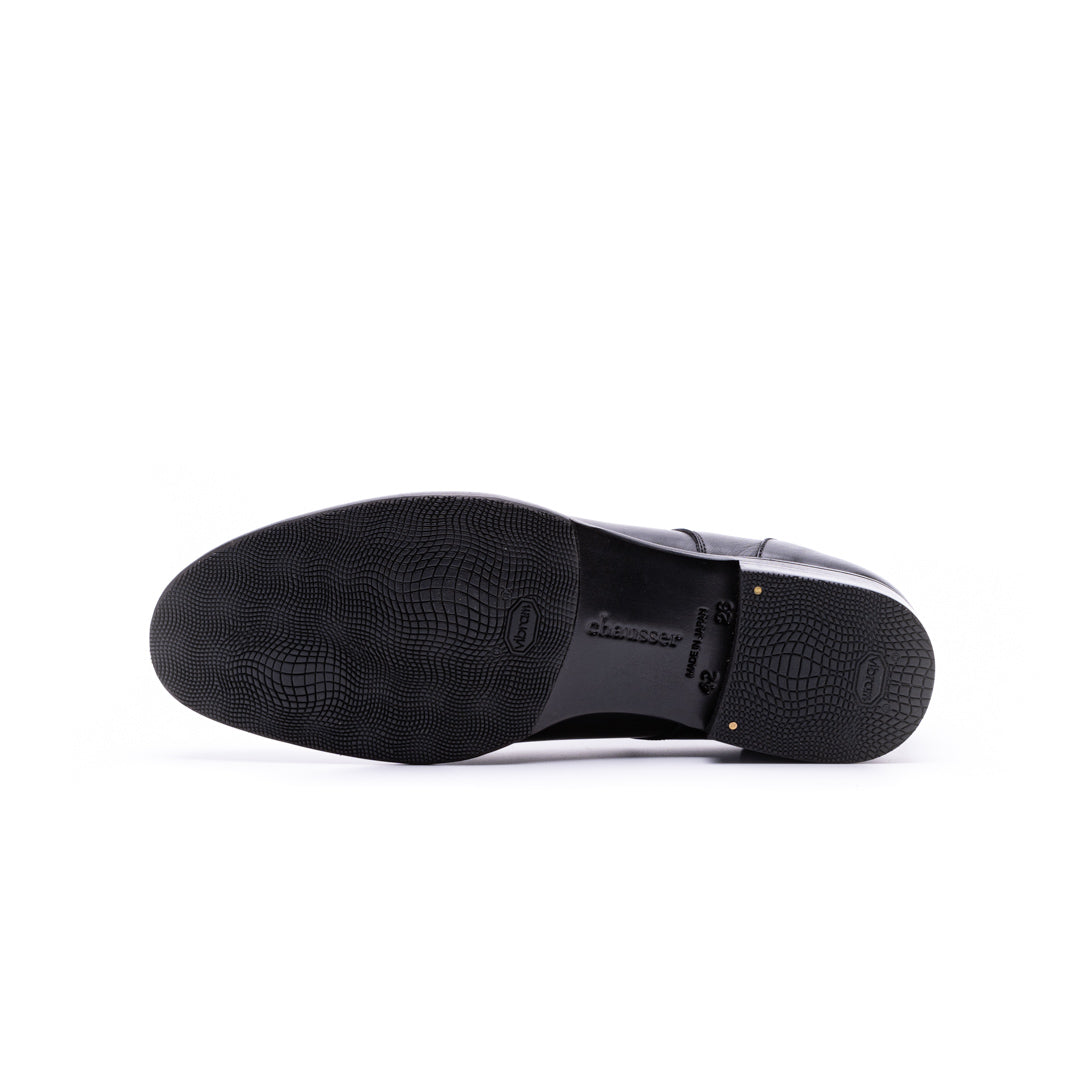 C-7013 PLAIN TOE SHOES BL