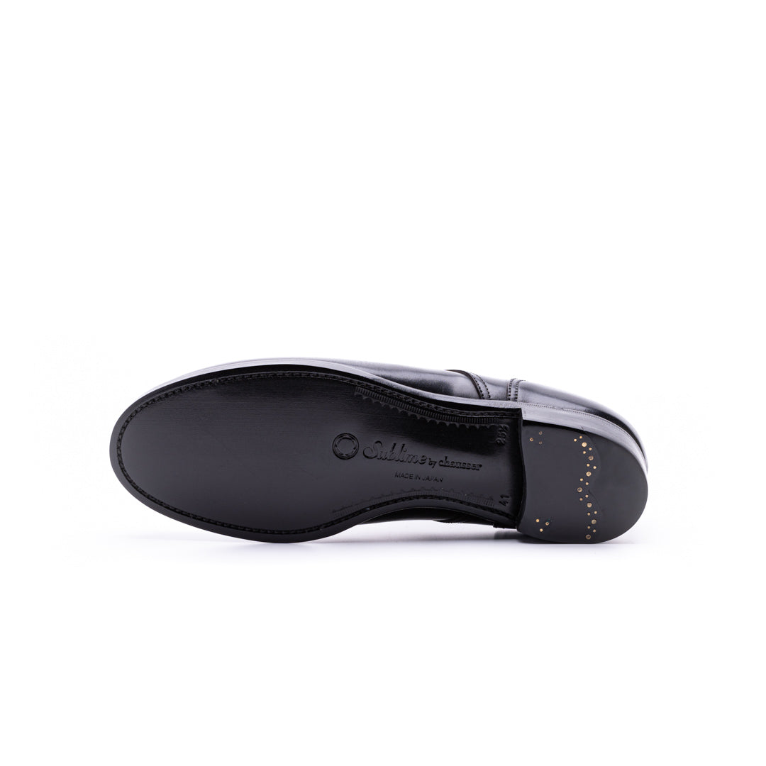 SU-101C CORDOVAN U-TIP SHOES BL