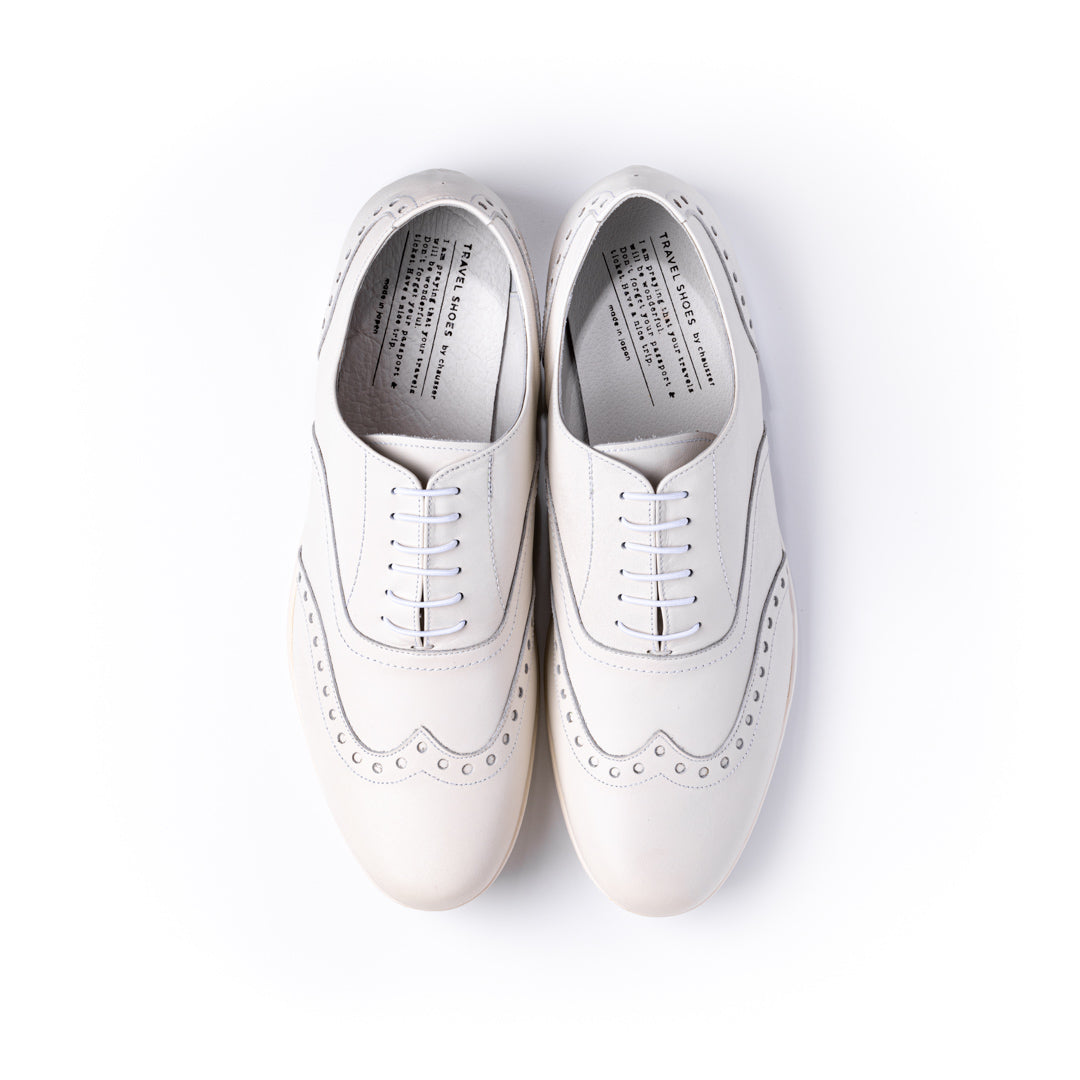 TR-004M WINGTIP SHOES WH