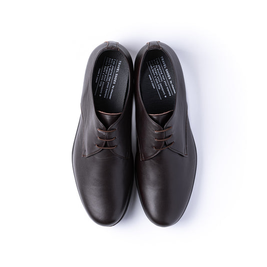TR-008M PLAIN TOE SHOES DBR