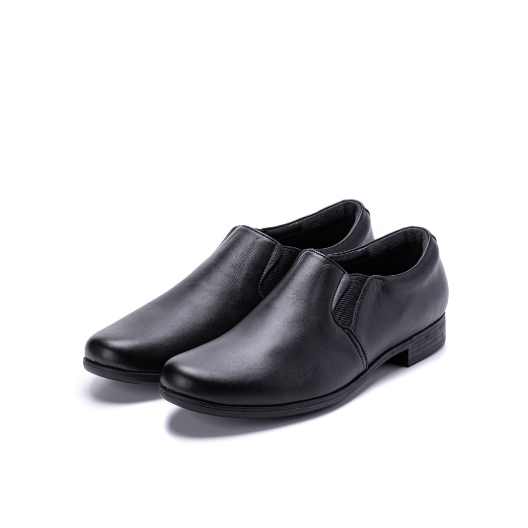 TR-003M SIDE-GORE SLIP-ON SHOES BL
