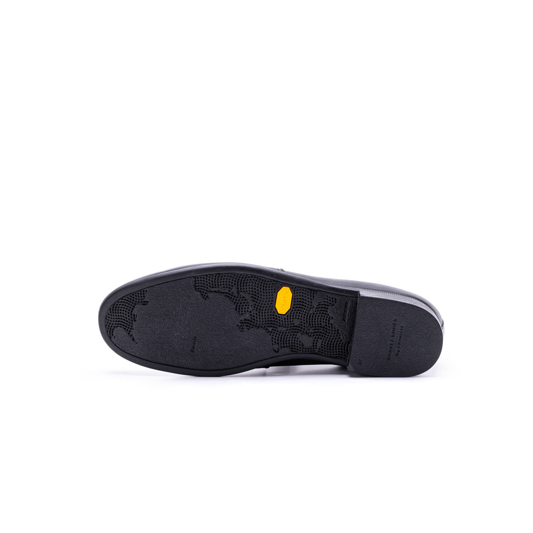 TR-003 SIDE-GORE SLIP-ON SHOES BL
