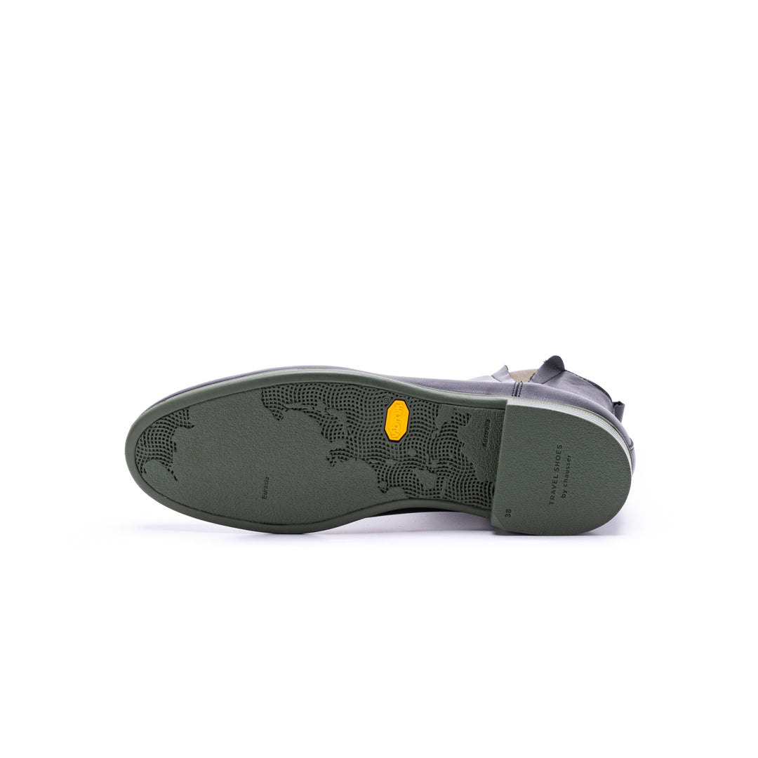 TR-005 SIDE-GORE BOOTS BL/KA