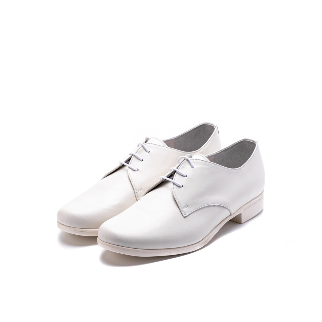 TR-008 PLAIN TOE SHOES WH