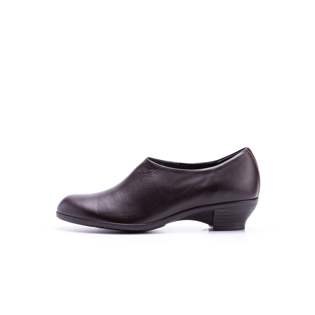 TR-012 SLIP-ON HEEL SHOES DBR