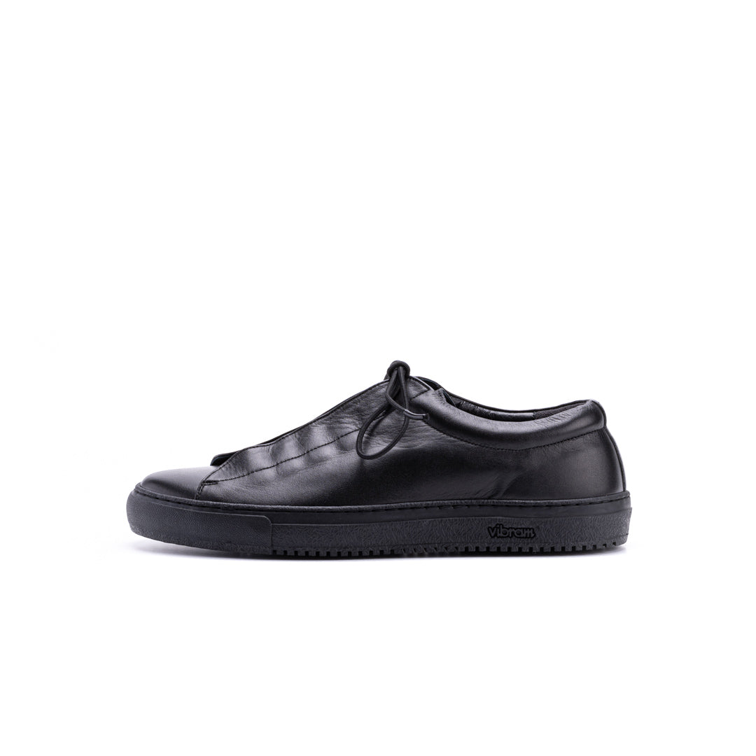 TR-013 LEATHER LOW-CUT SNEAKERS BL