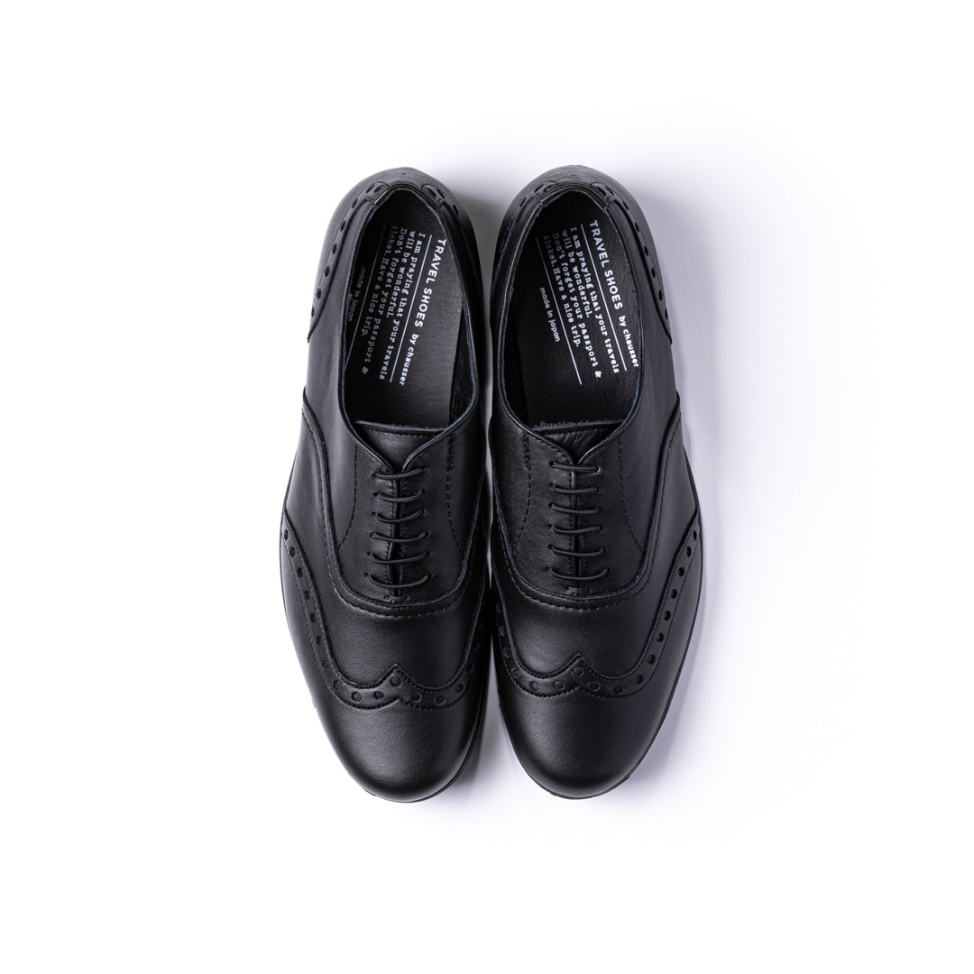 TR-004 WINGTIP SHOES BL