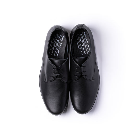 TR-008 PLAIN TOE SHOES BL