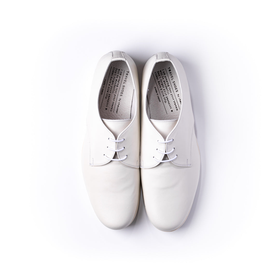 TR-008 PLAIN TOE SHOES WH