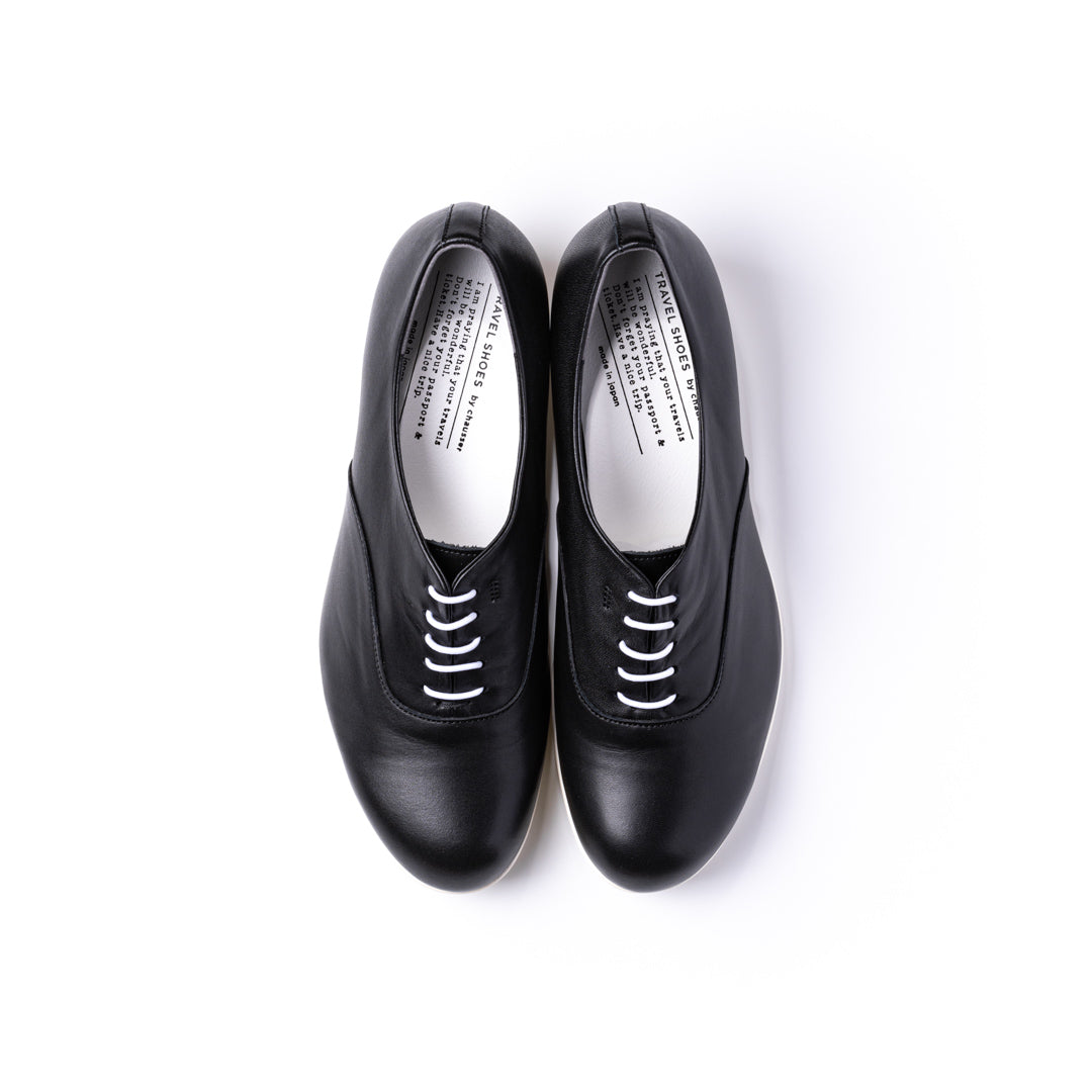 TR-007 LACE-UP HEELS BL/WH
