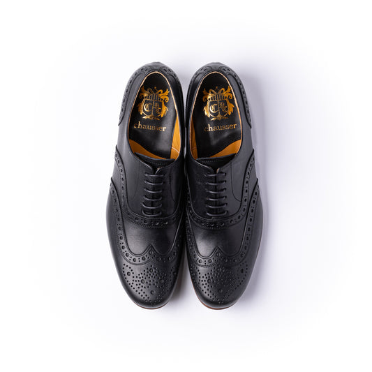 C-279 WINGTIP SHOES BL