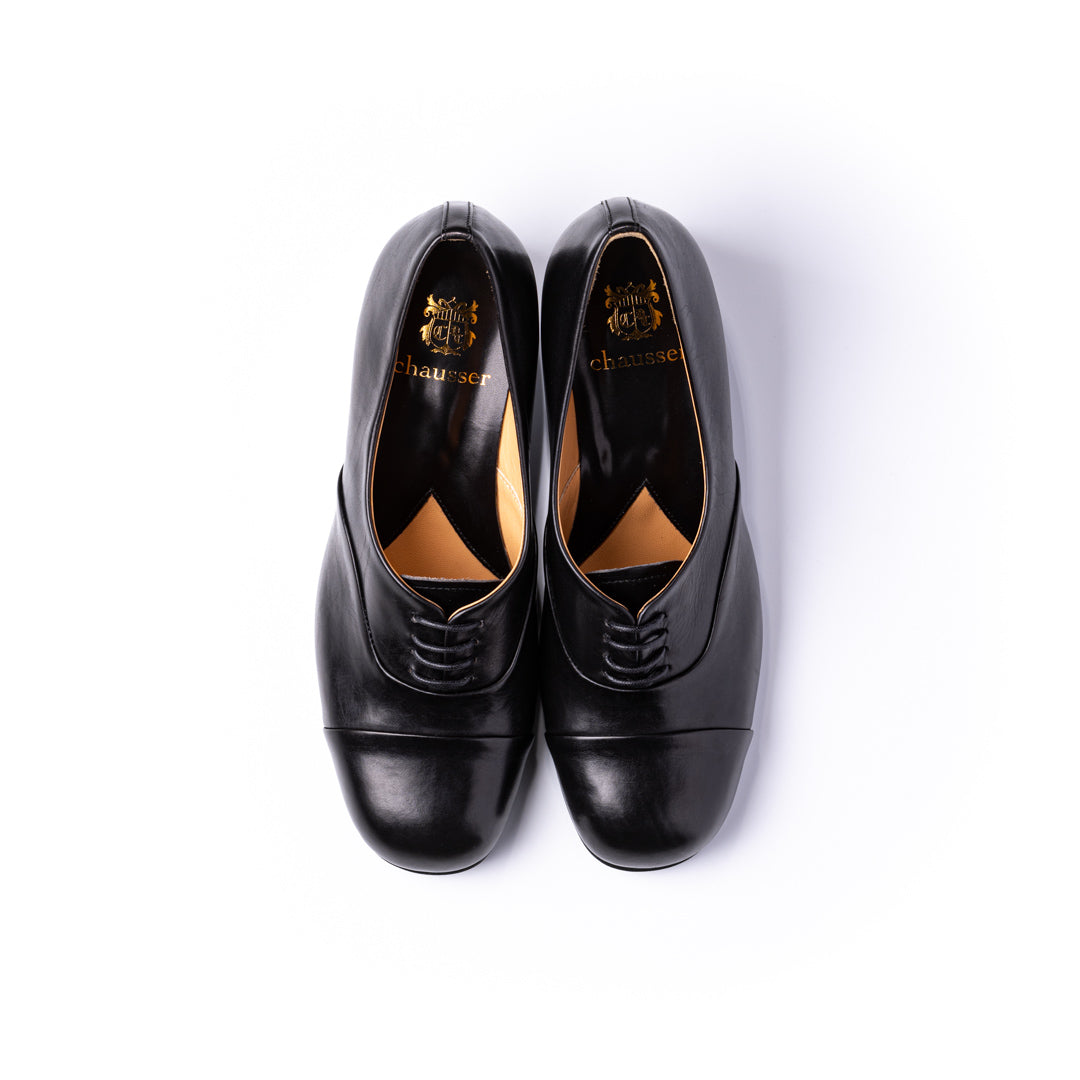 C-2185 LACE-UP HEELS BL