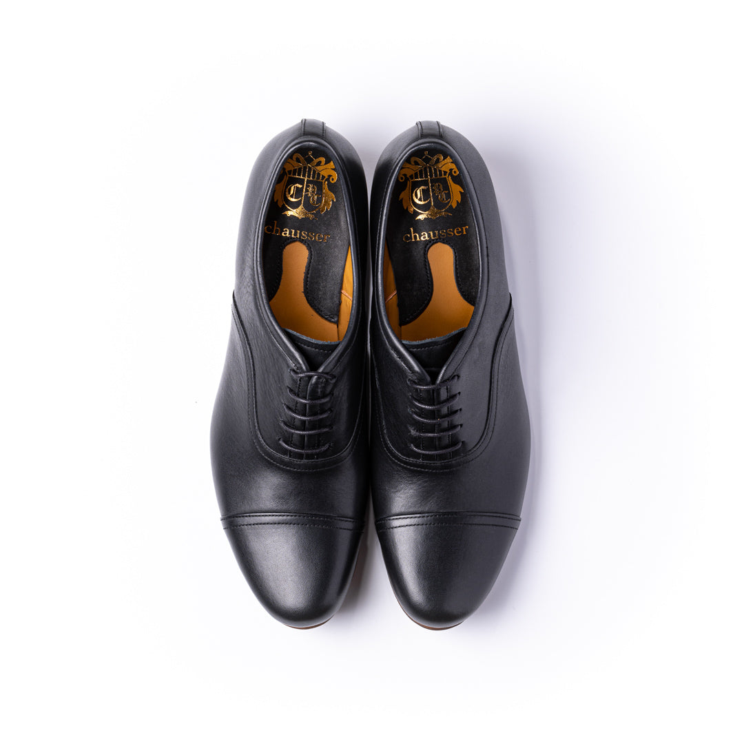 C-2034 CAP-TOE SHOES BL