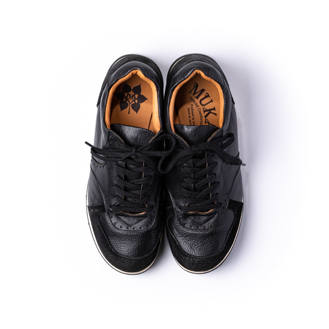 MU-955 LEATHER SNEAKERS BL