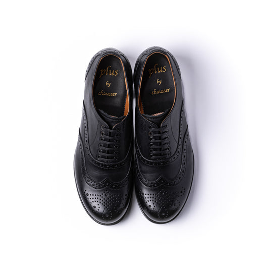PC-5026 WINGTIP SHOES BL